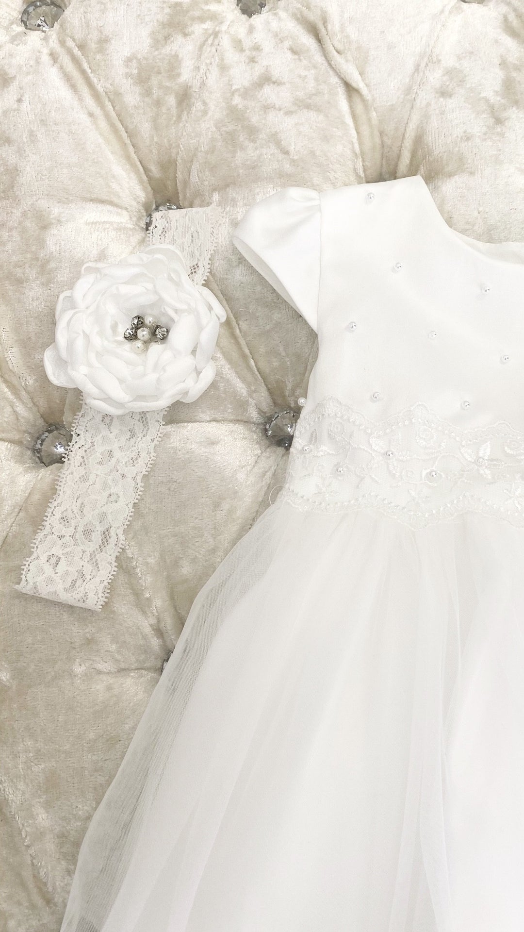 Floral Pearl headband