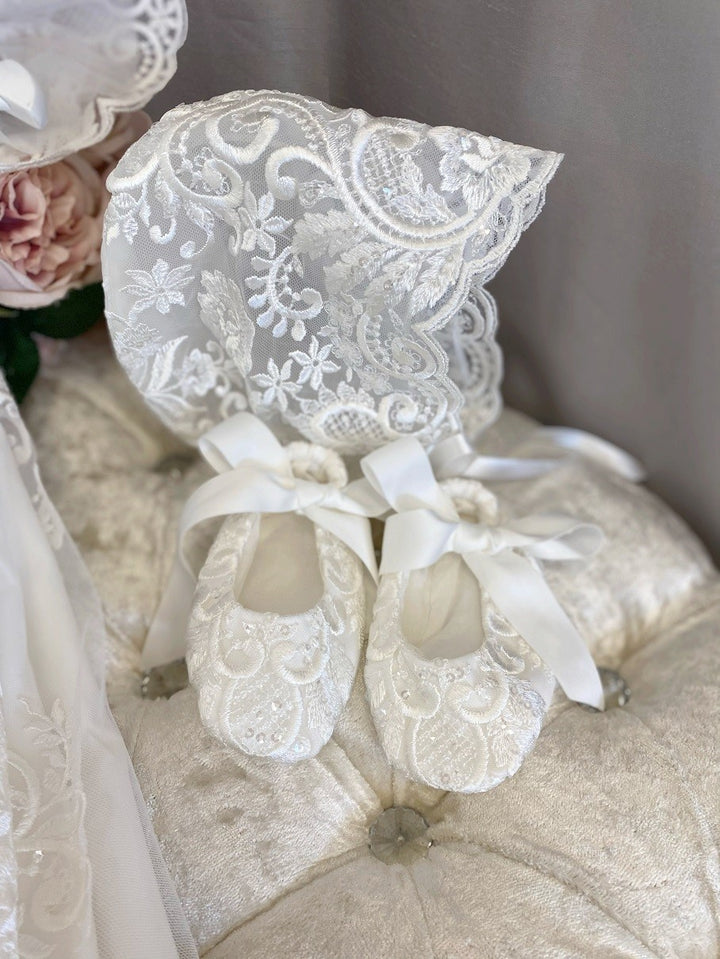 Paisley Gown with Frill Sleeve