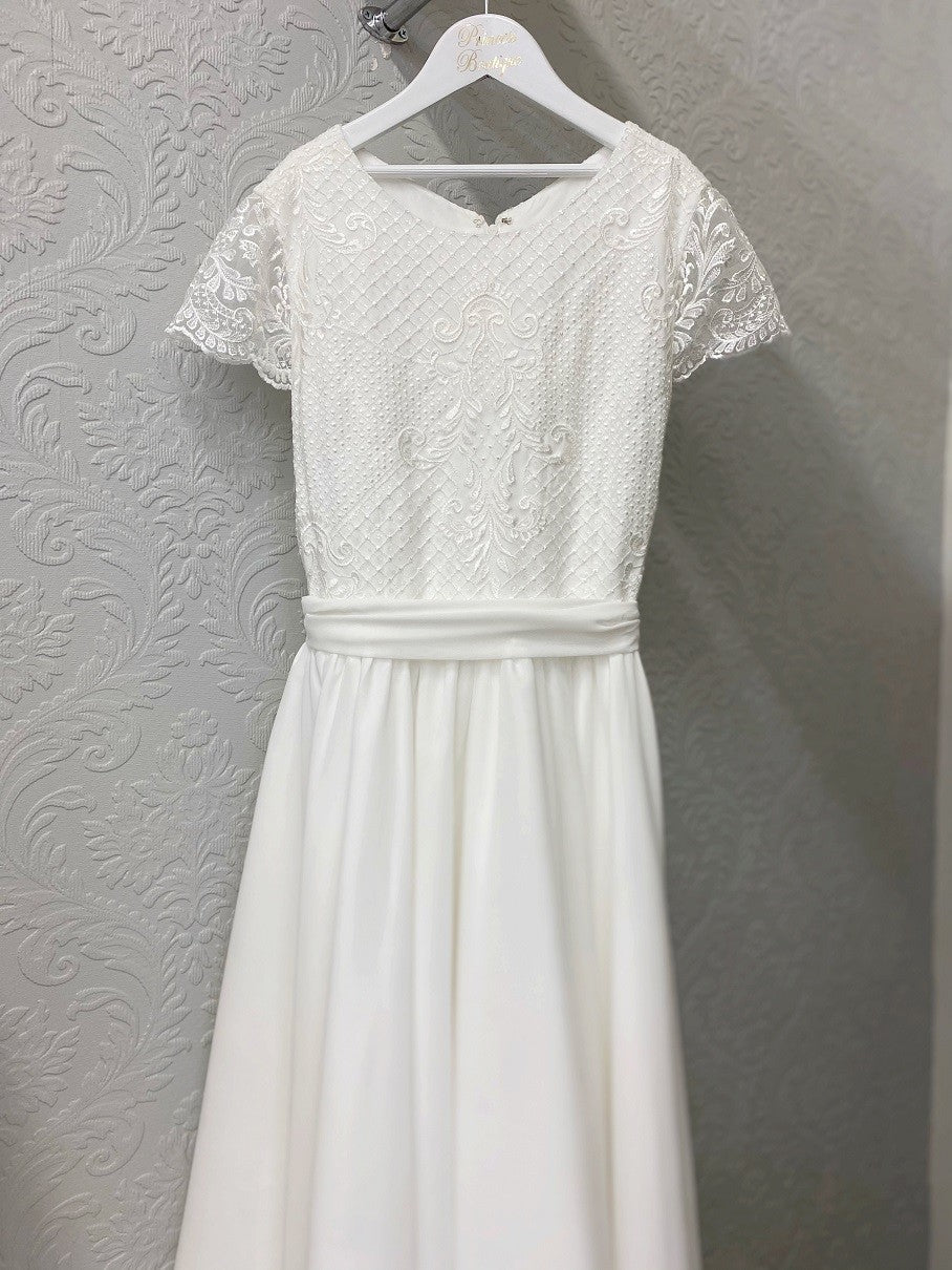 Joanne with Lace and Cap sleeve