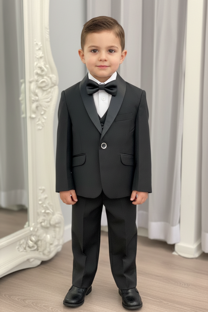SATIN LAPEL TUXEDO - size 2 & 4