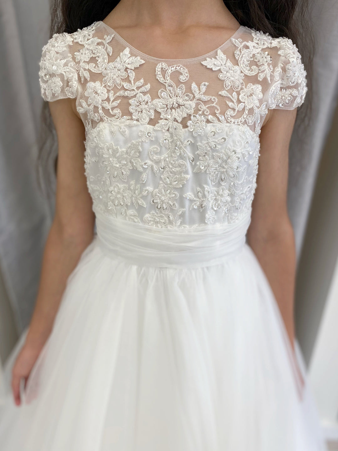 Amelia with Cap Sleeves