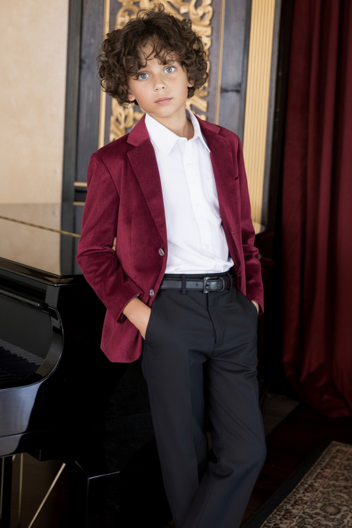 Burgundy Blazer