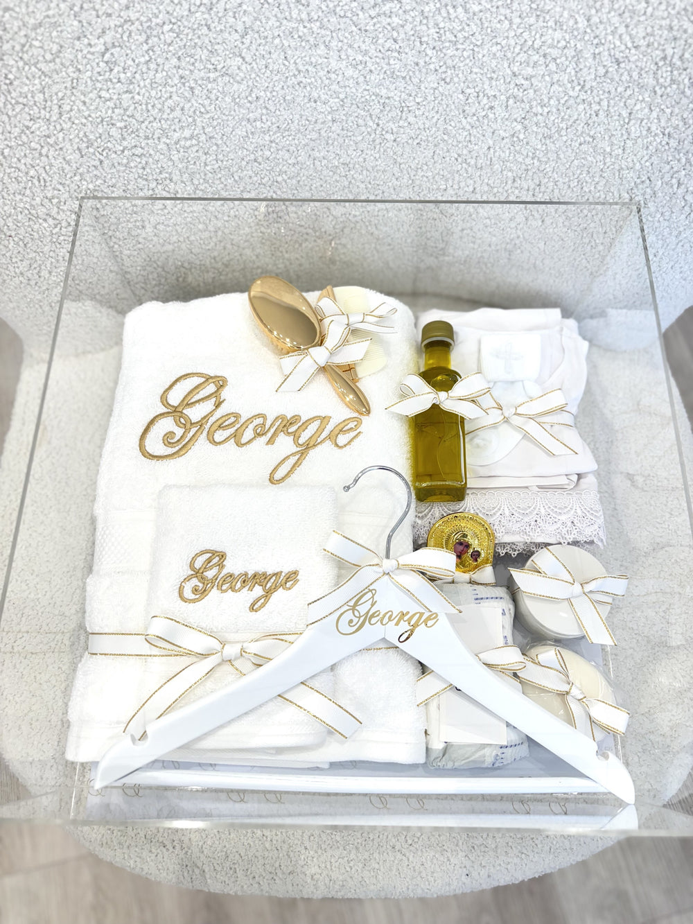 George Deluxe Orthodox Christening Set