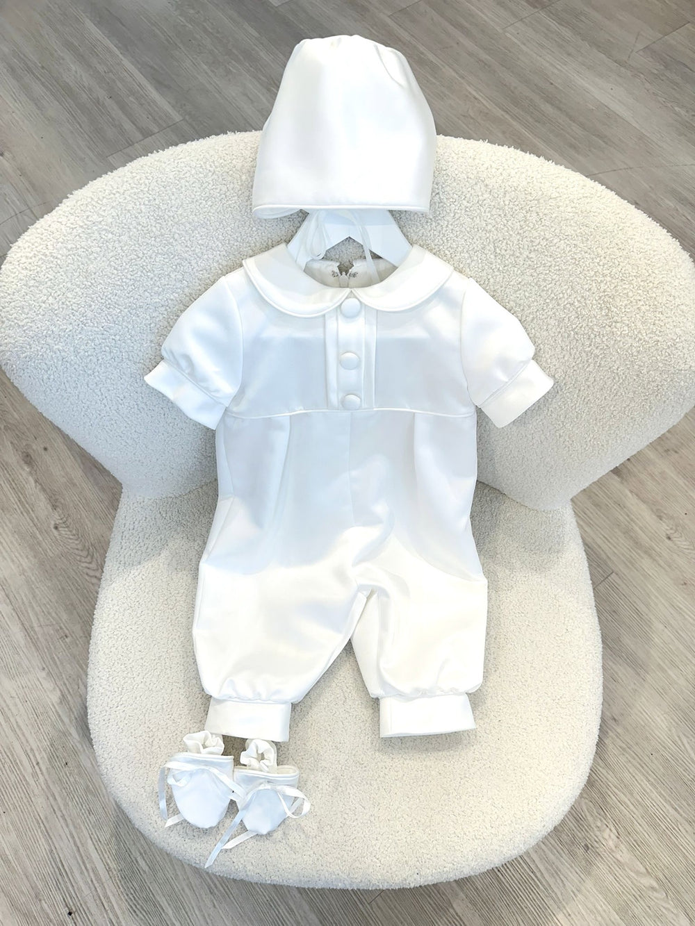 Short Sleeve Satin Romper