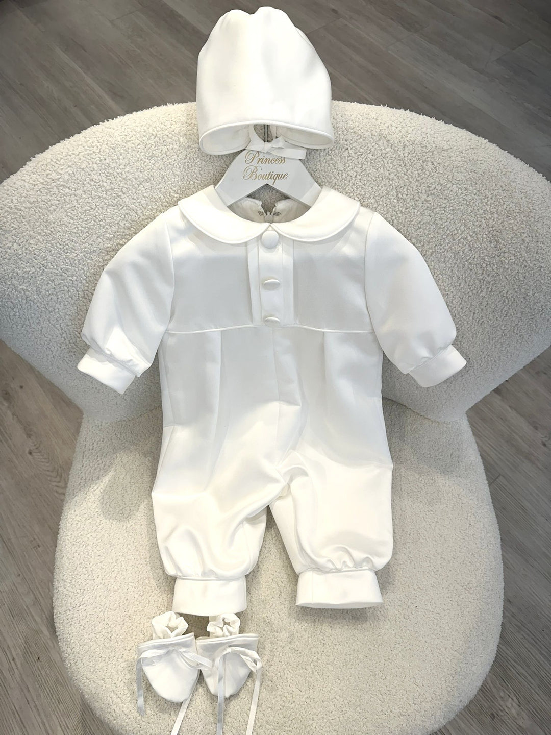 Long Sleeve Satin Romper