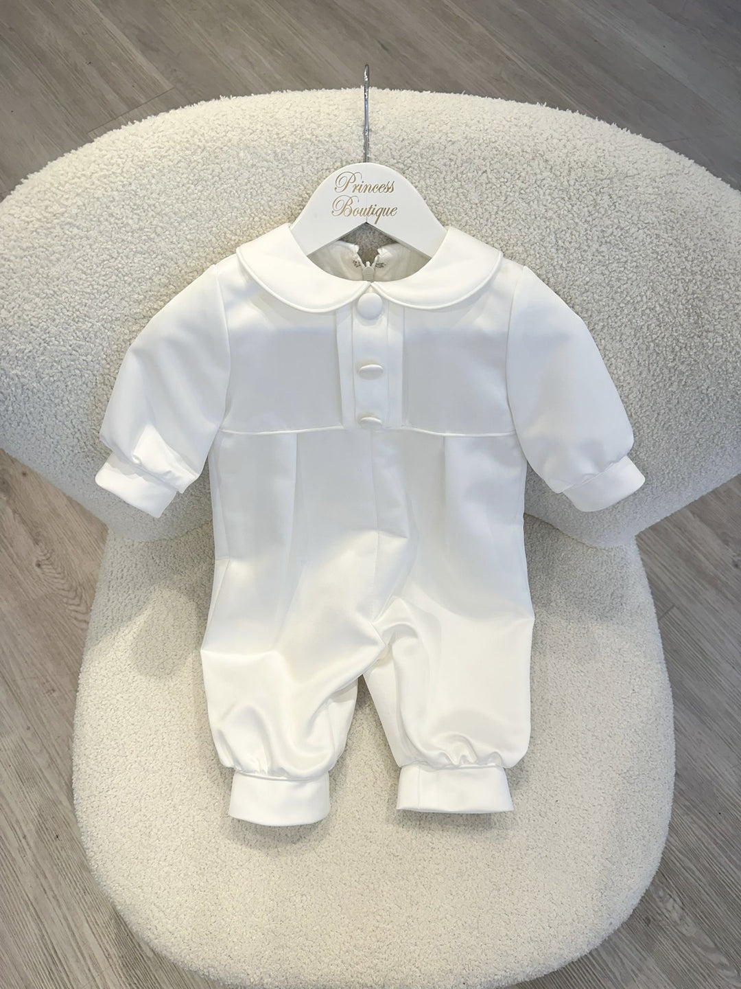 Long Sleeve Satin Romper