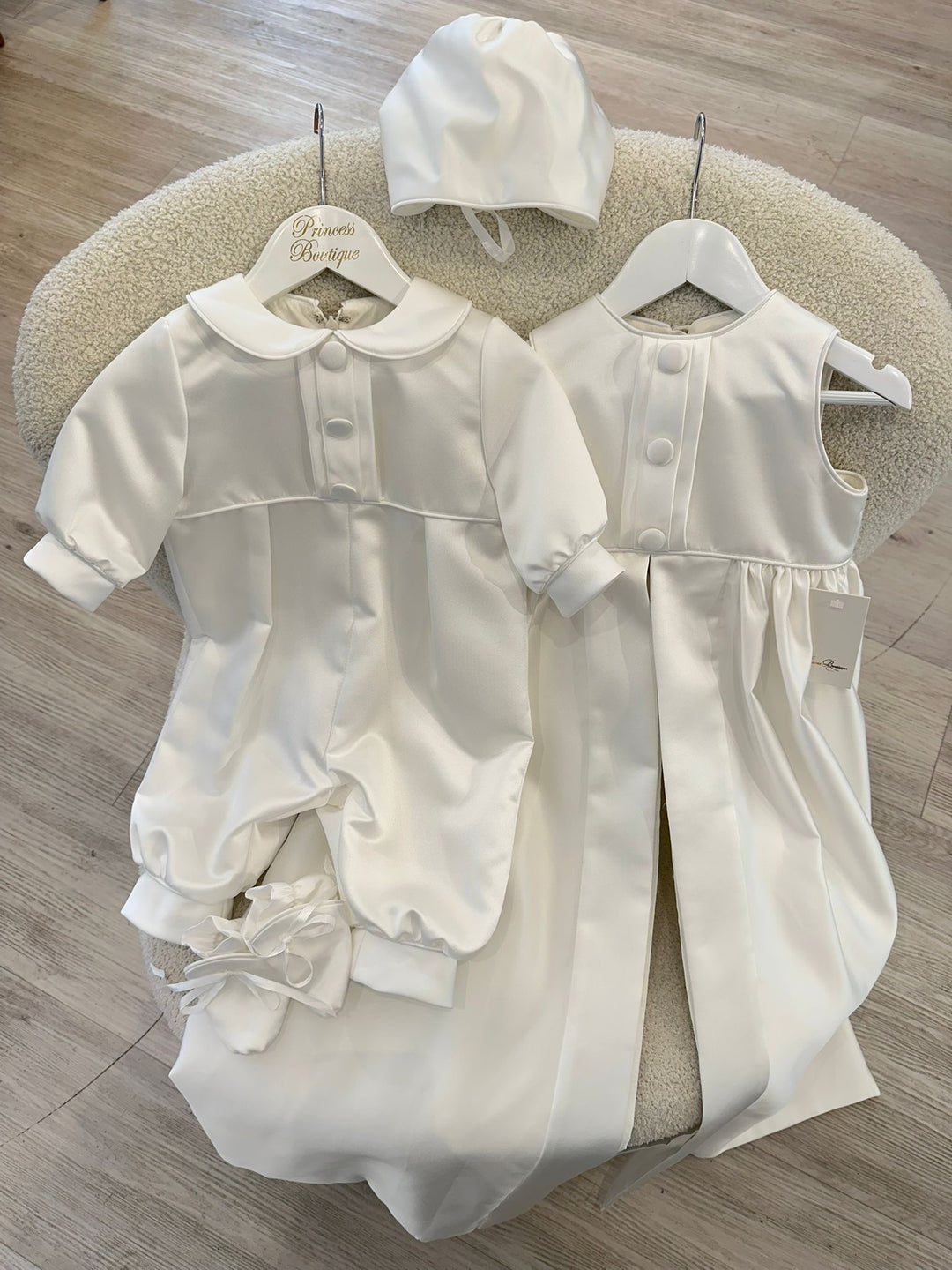 Yianni Romper & Cape Set - Long Sleeves