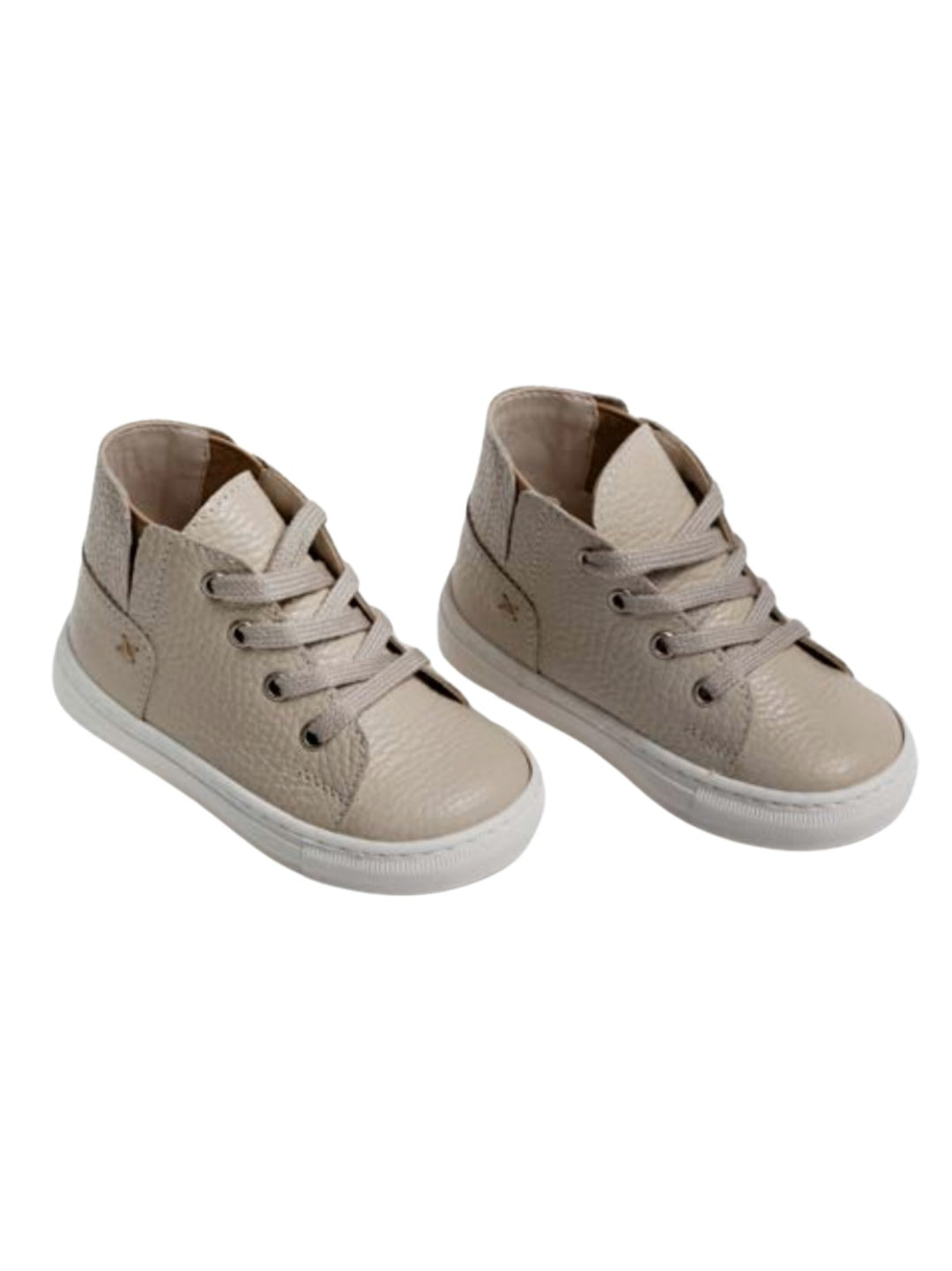 Euro beige leather sneakers