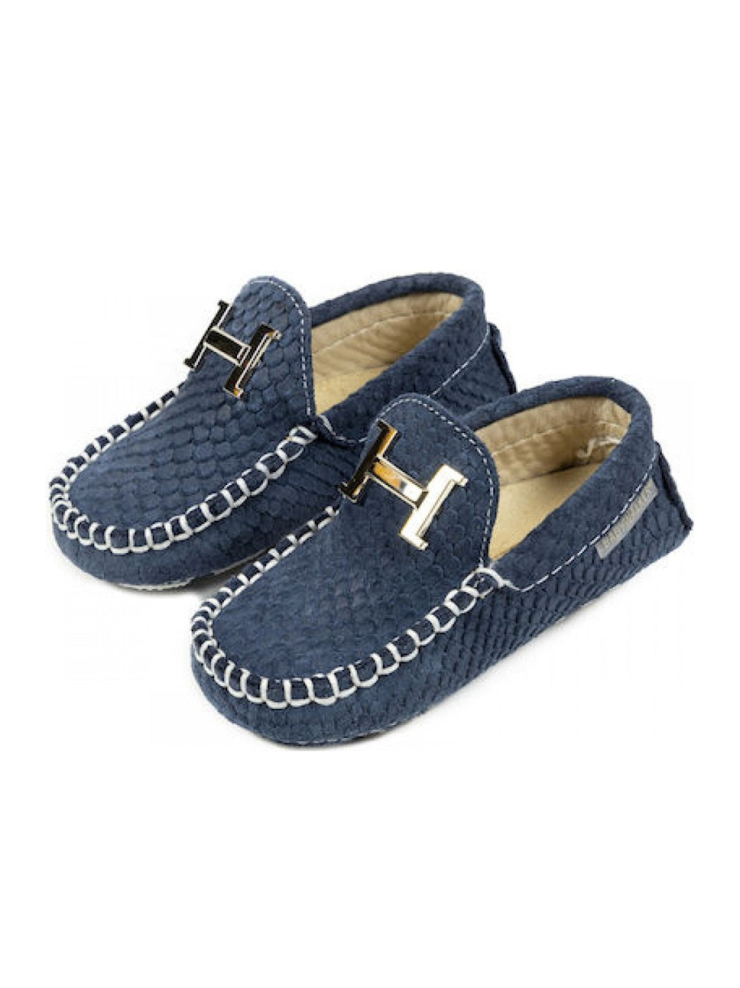 Euro Boys Blue Loafers