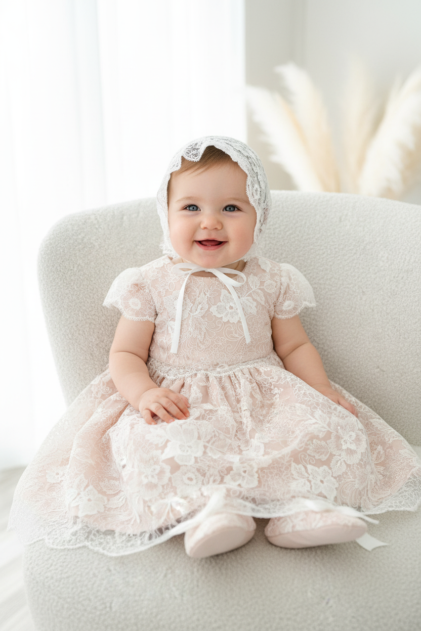 Zara Dress Blush - Size 18m
