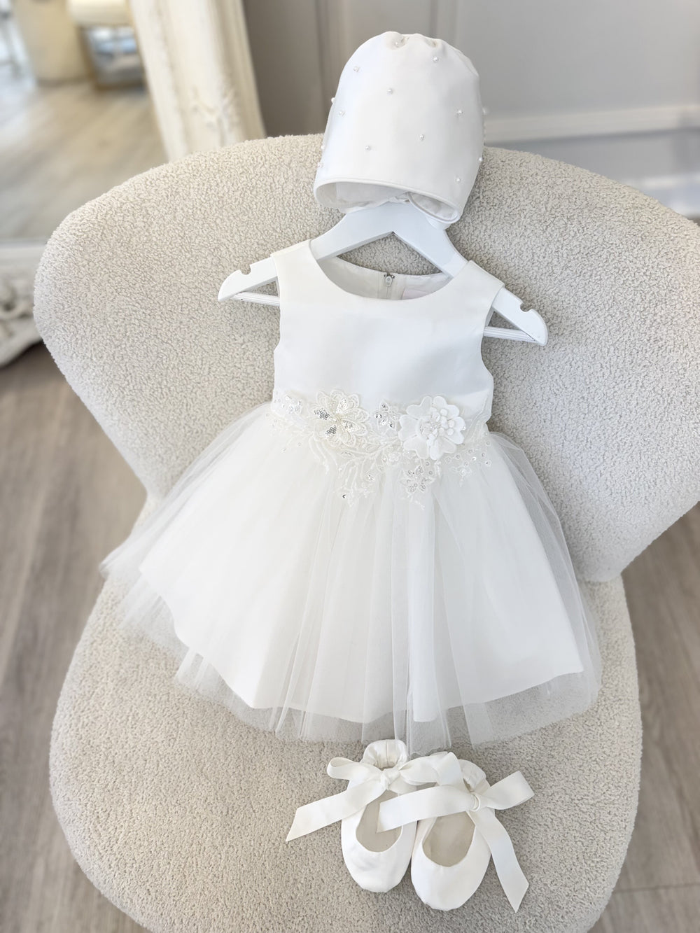 Ellie with Bonnet & Booties