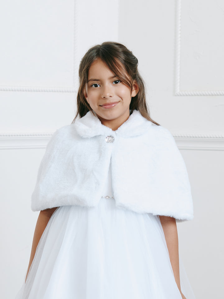 PLUSH Faux Fur Cape
