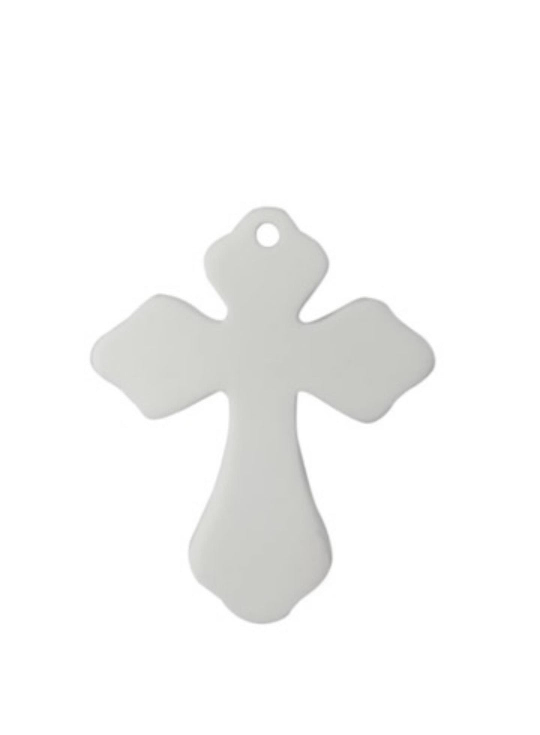 Traditional Ceramic White Cross