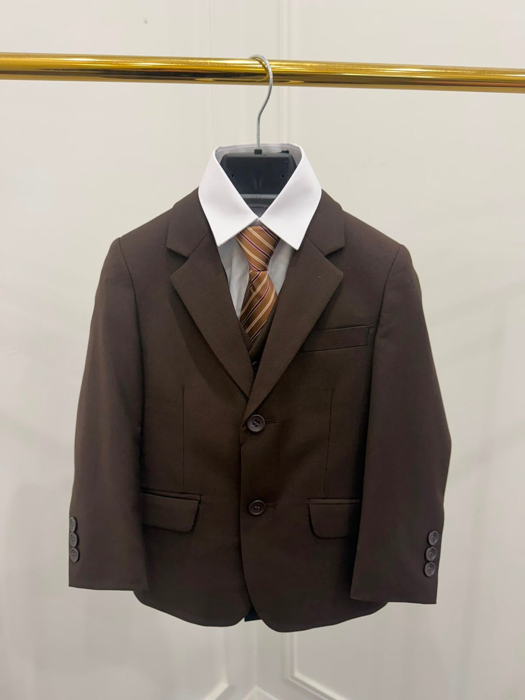 Chocolate Slim fit suit (FR)