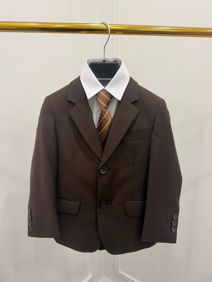 Chocolate Slim fit suit (FR)