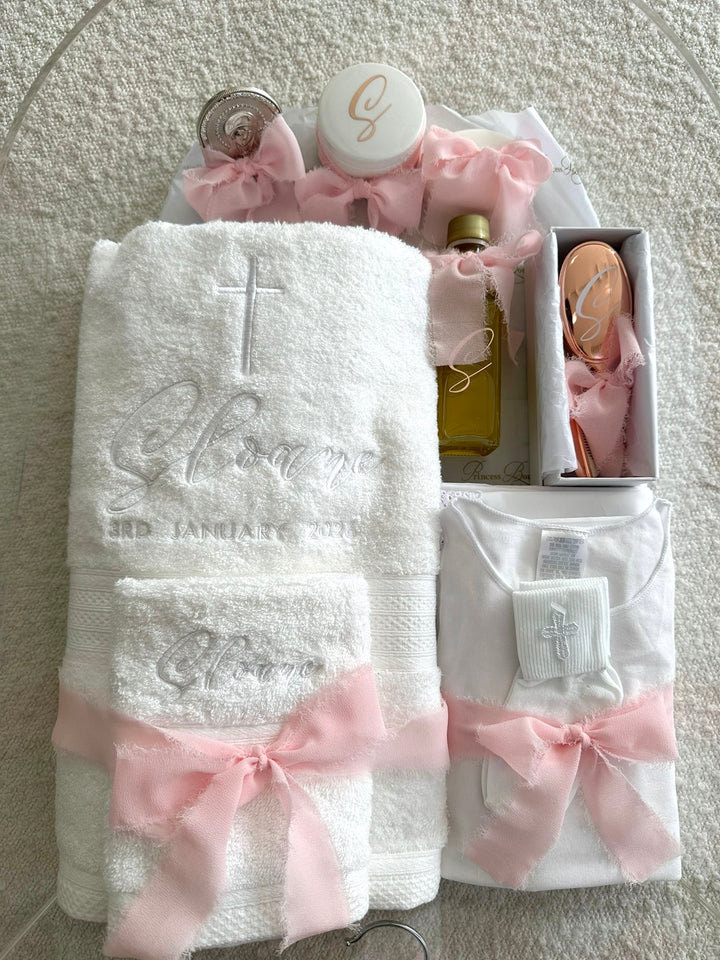 Arch Acrylic Box with Deluxe Orthodox Christening Set