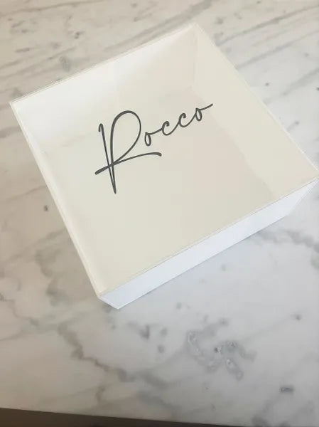 Square Box with White Sides (BOX ONLY)