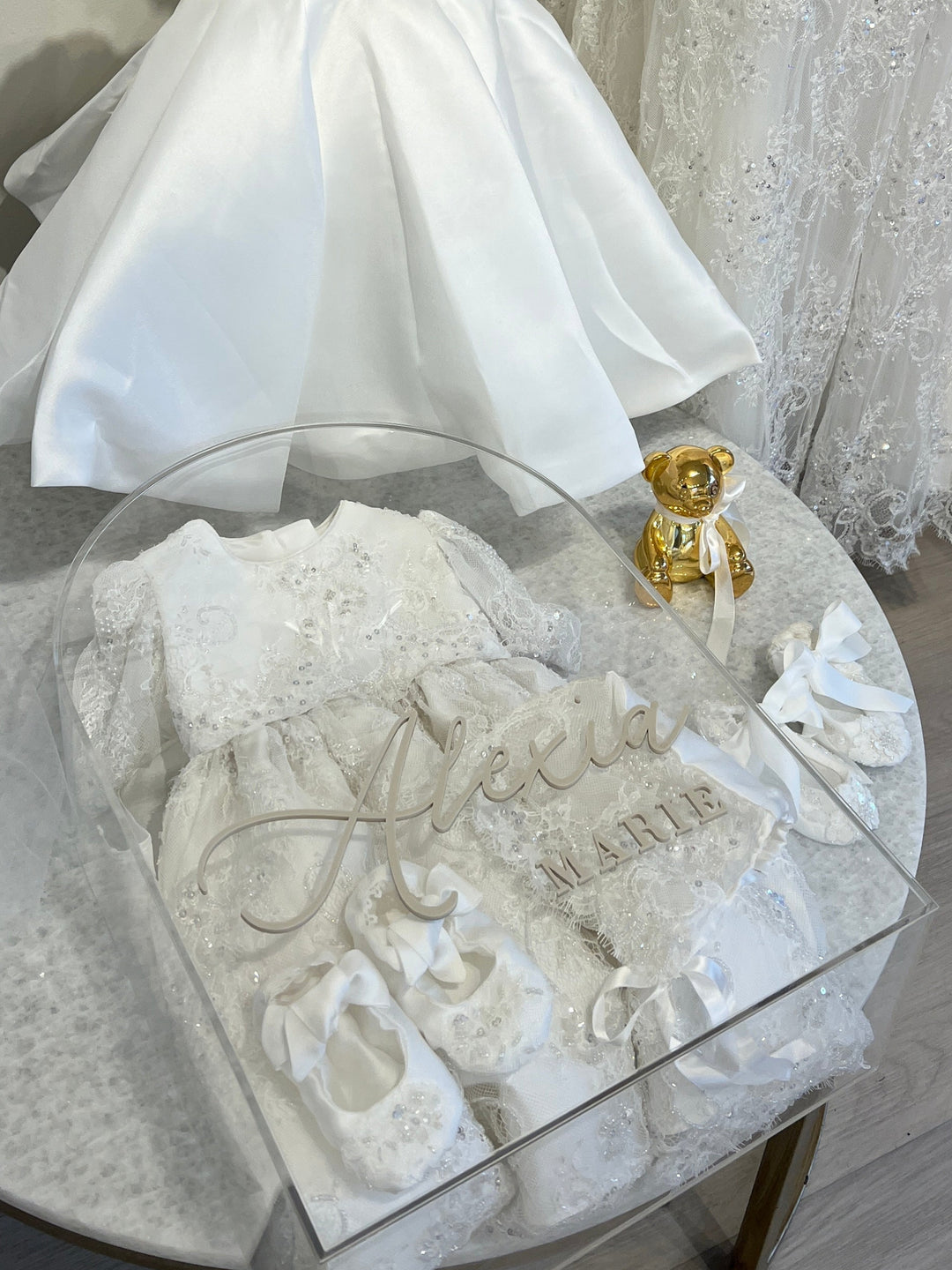 Personalised Arch Acrylic Keepsake Box