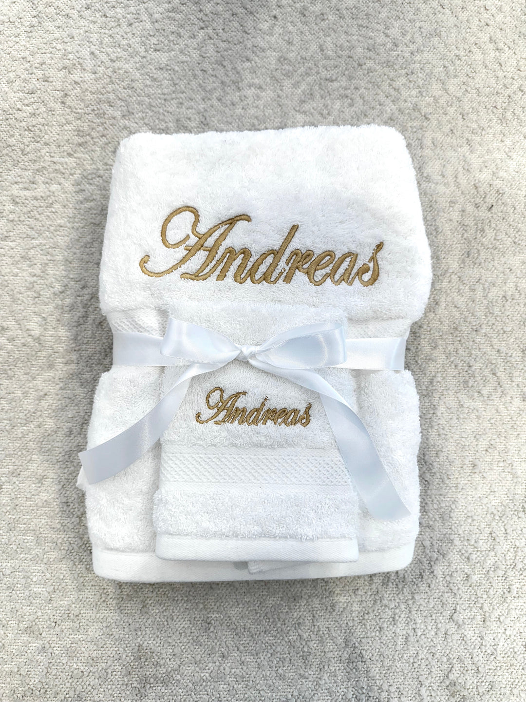 Personalised Towel Set - First Name