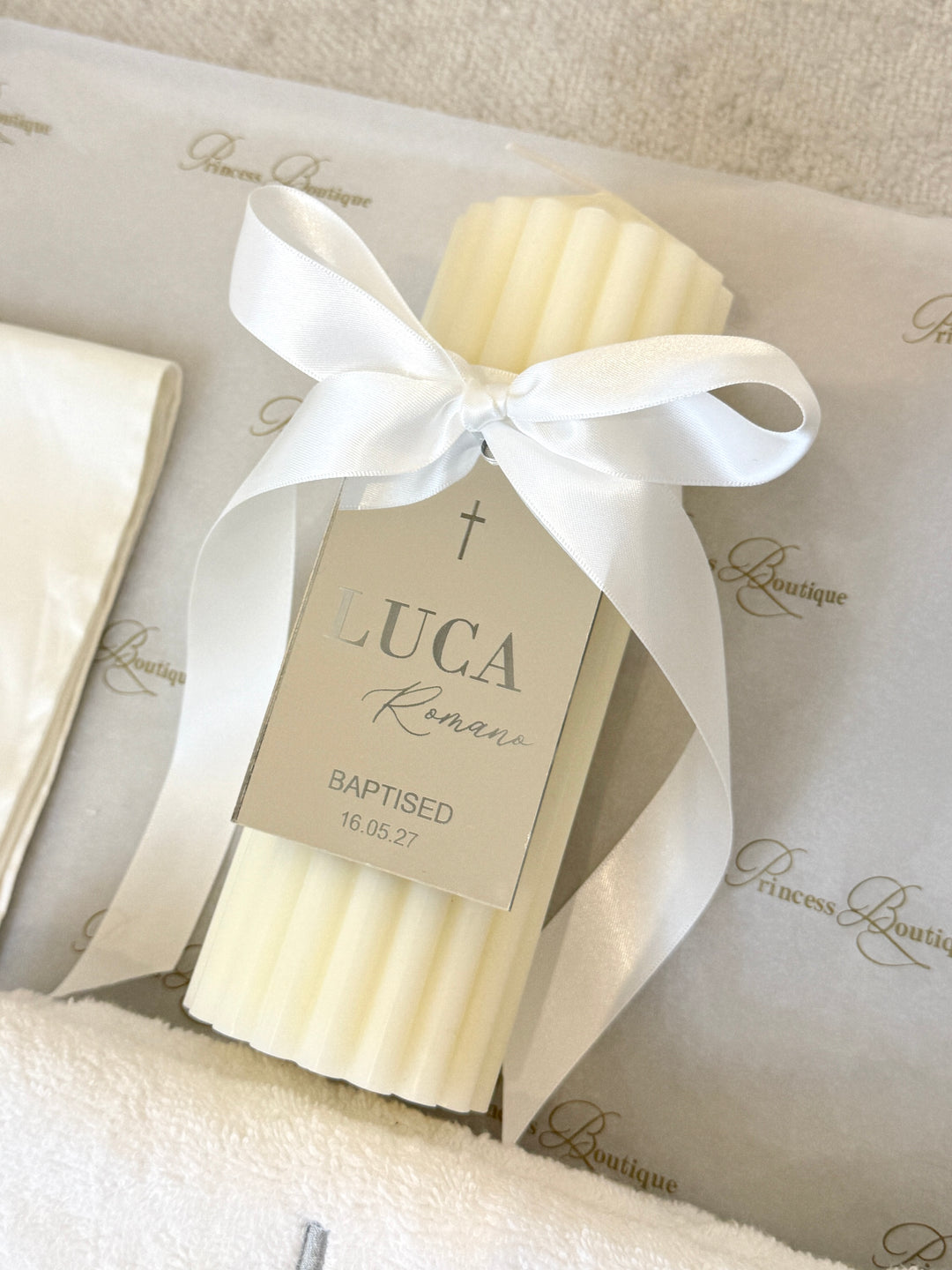 Rectangle Acrylic Box with Catholic Set PB20