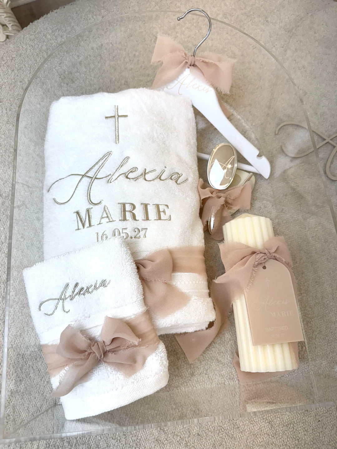 Arch Acrylic Box with Catholic Set PB10