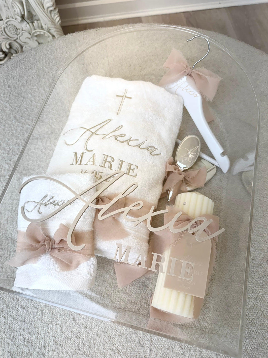 Arch Acrylic Box with Catholic Set PB10