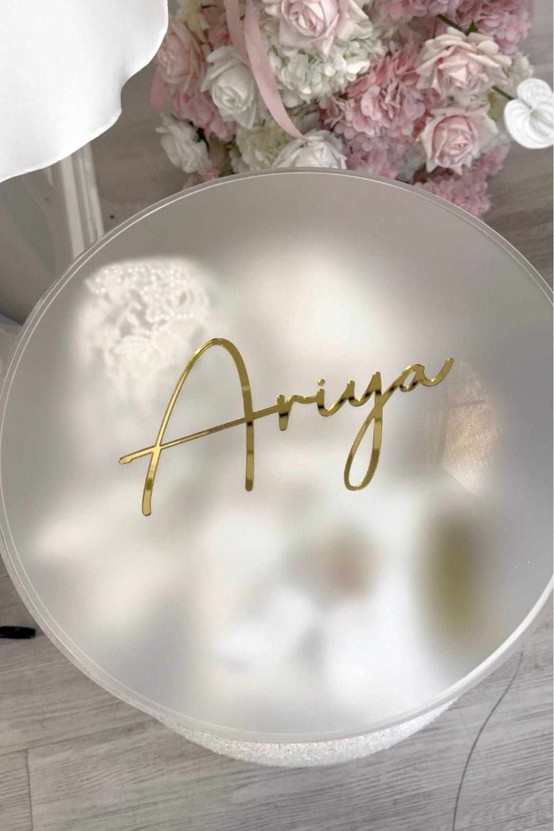 Acrylic Round Box with Deluxe Orthodox Set & Glass Icon