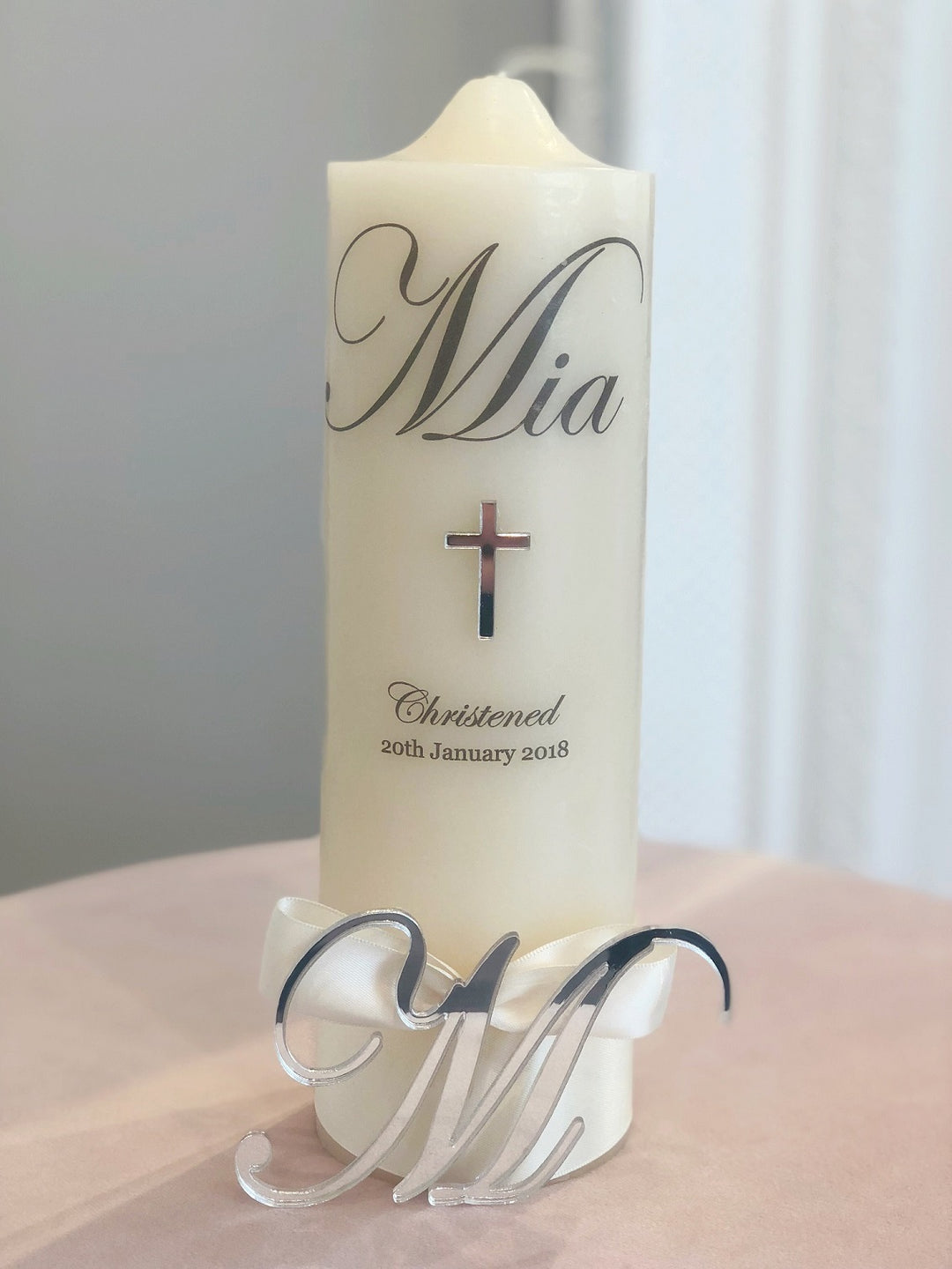 Mia Initial Personalised Candle