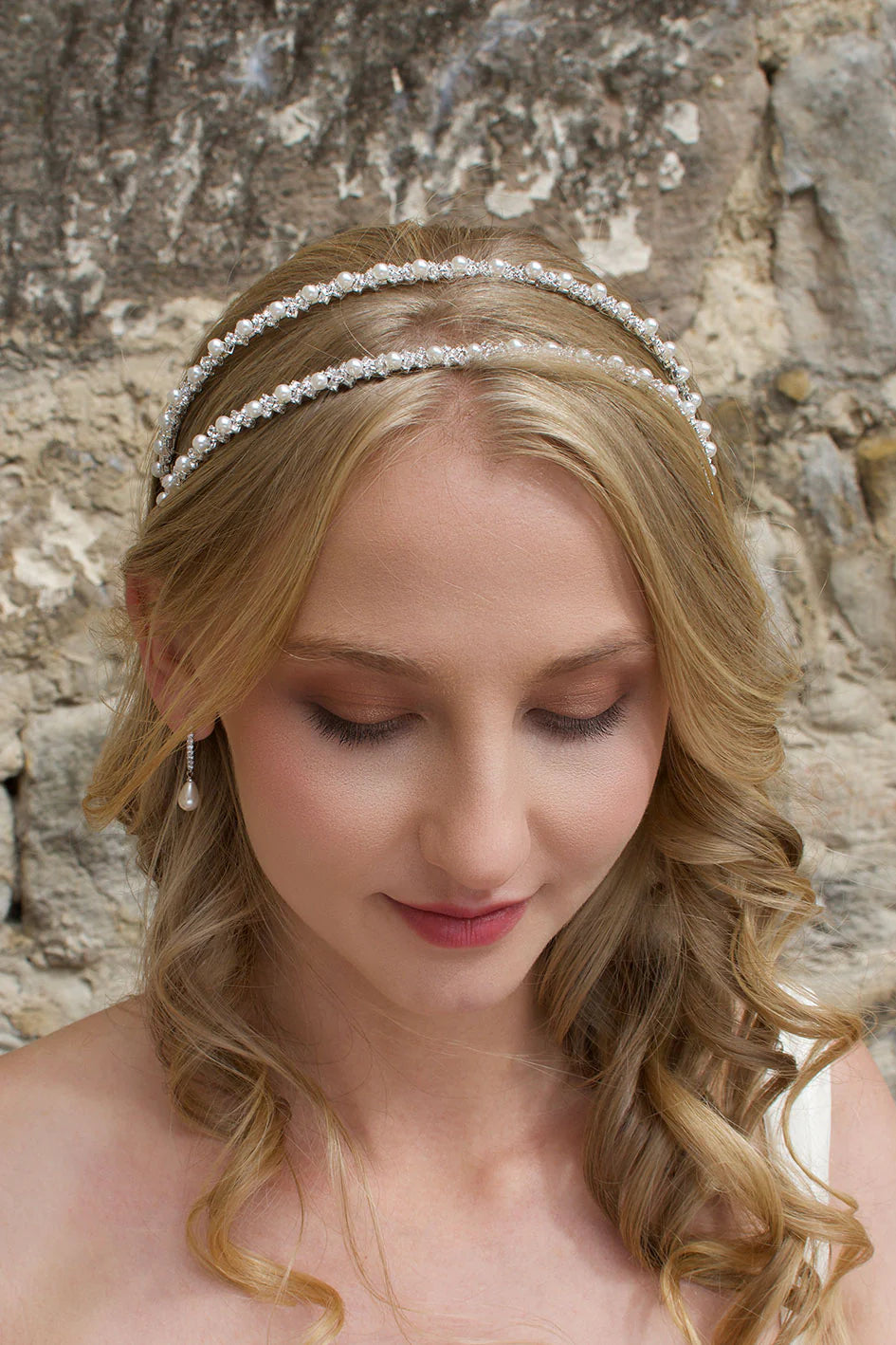 Pearl & Crystal Double Headband