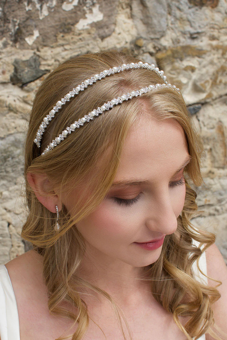 Pearl & Crystal Double Headband