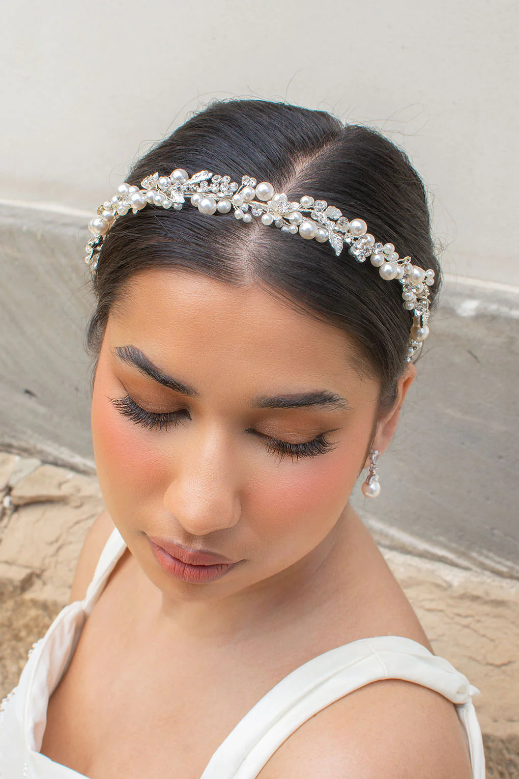 Pearl & Crystal Headband PB714