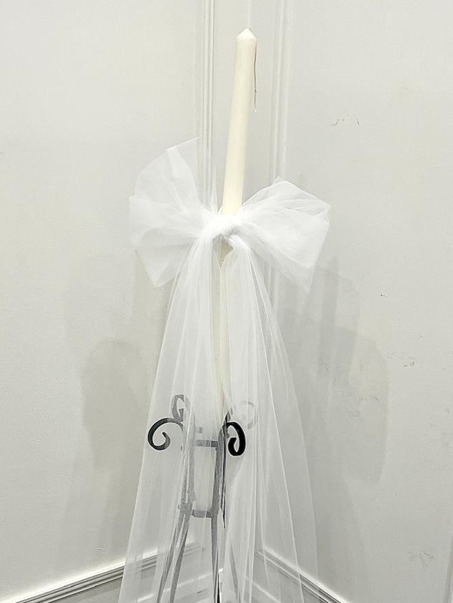 Orthodox Modern Tulle Candle PB26