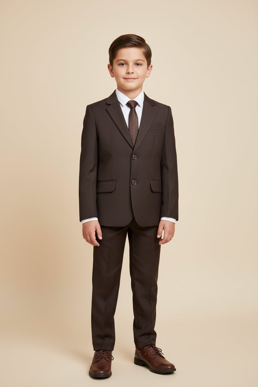 New Season Chocolate Slim fit suit