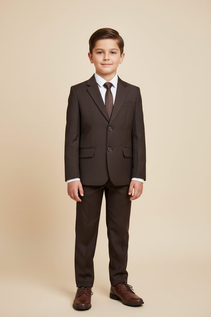 Chocolate Slim fit suit (FR)