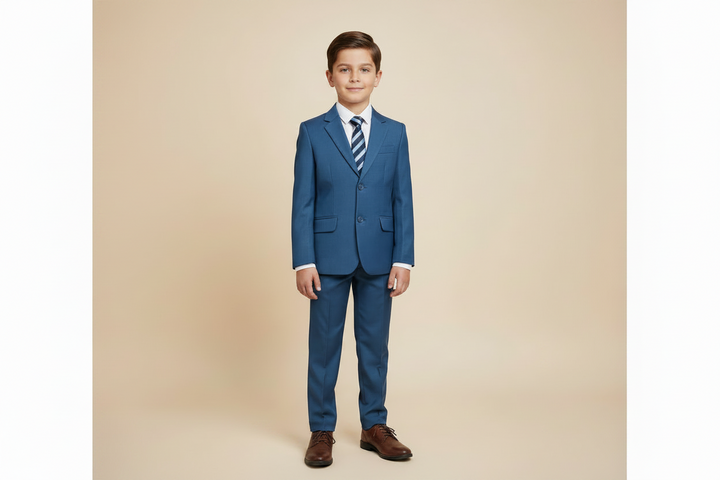 Ocean Blue Slim fit suit (FR)