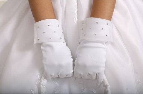 Rhinestone Gloves