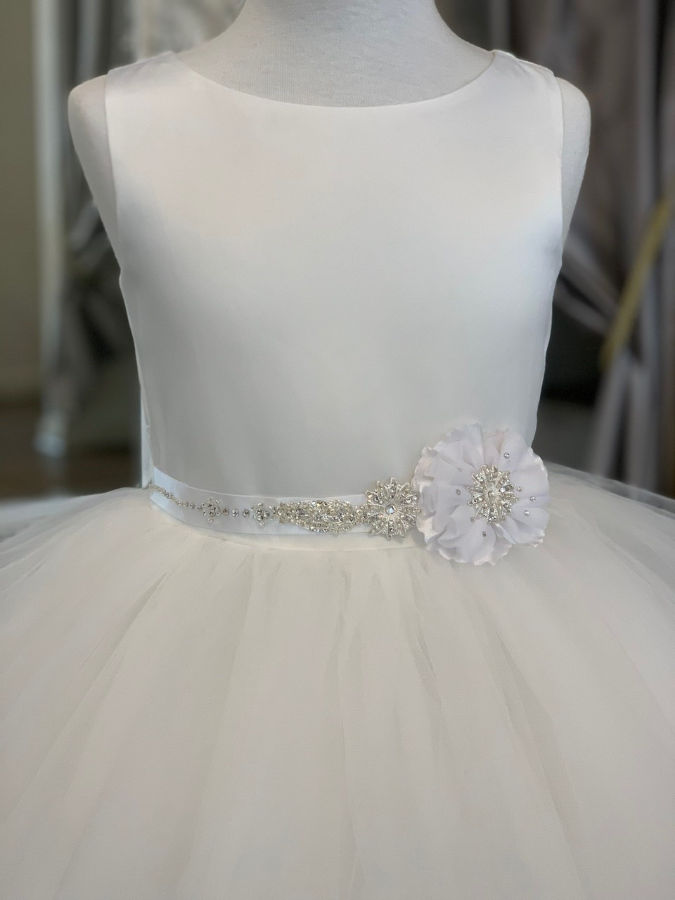 BRIDAL FLOWER GIRL BELT Princess Boutique