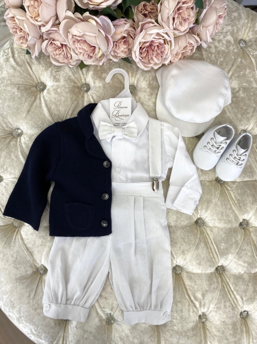 WHITE/NAVY 7PC SET - ONLINE ONLY - Princess Boutique
