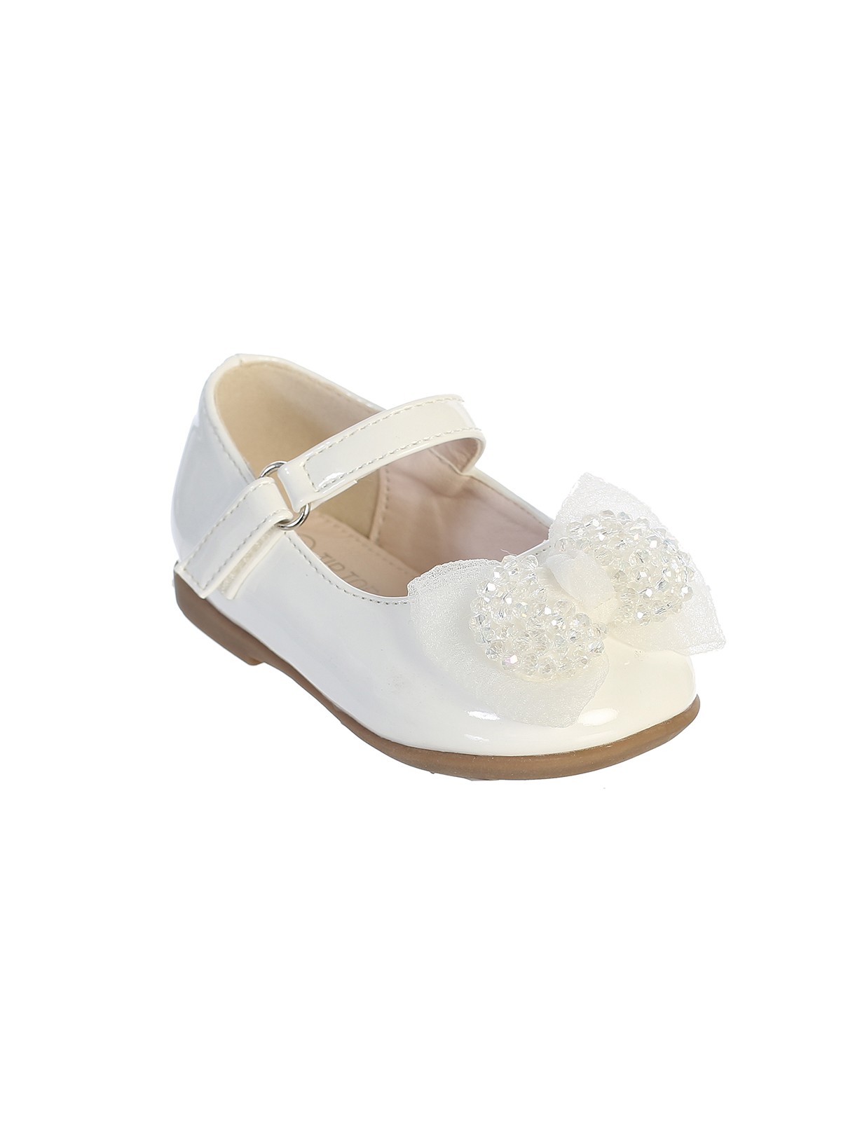 PATENT BABY SHOE BOW - Princess Boutique