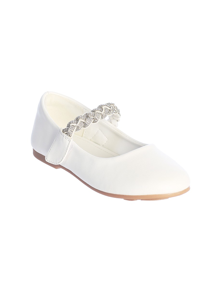 BALLET WITH RHINESTONE STRAP - Princess Boutique